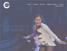 Tablet Screenshot of pantusodance.com